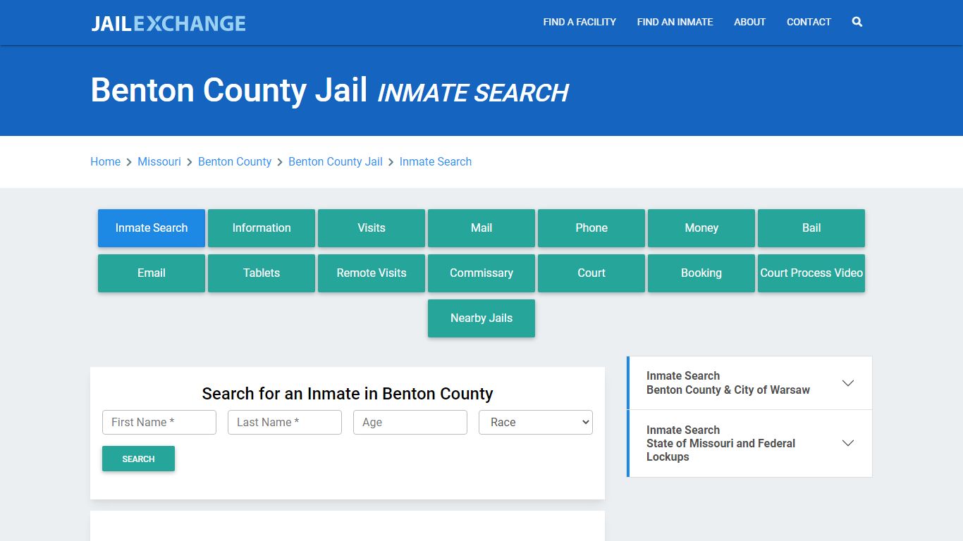 Benton County Jail, MO Inmate Search: Roster & Mugshots